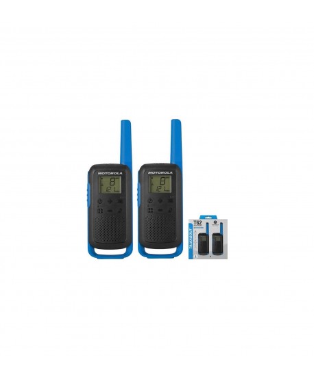 Motorola Talkabout T62 Walkie Talkie Con Alcance 8Km Azul