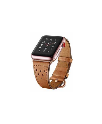 Devia Correa Slim Leather Apple Watch 42/44Mm Marron