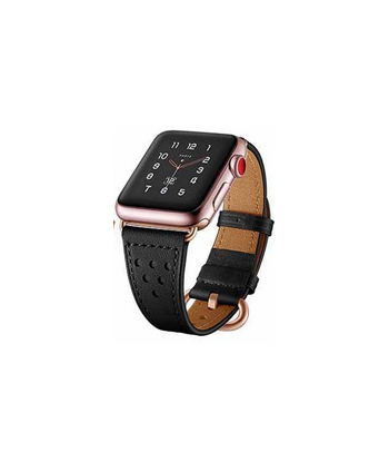 Devia Correa Slim Leather Apple Watch 38/40Mm Negro