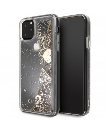 Guess Carcasa 'Glitter Charms' Iphone 13 Pro Max Oro