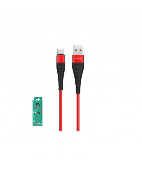 Borofone Bx32 Cable Munificent Red (Type-C)